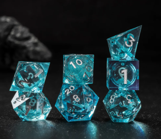 Get a mesmerizing roll every time with liquid core dice